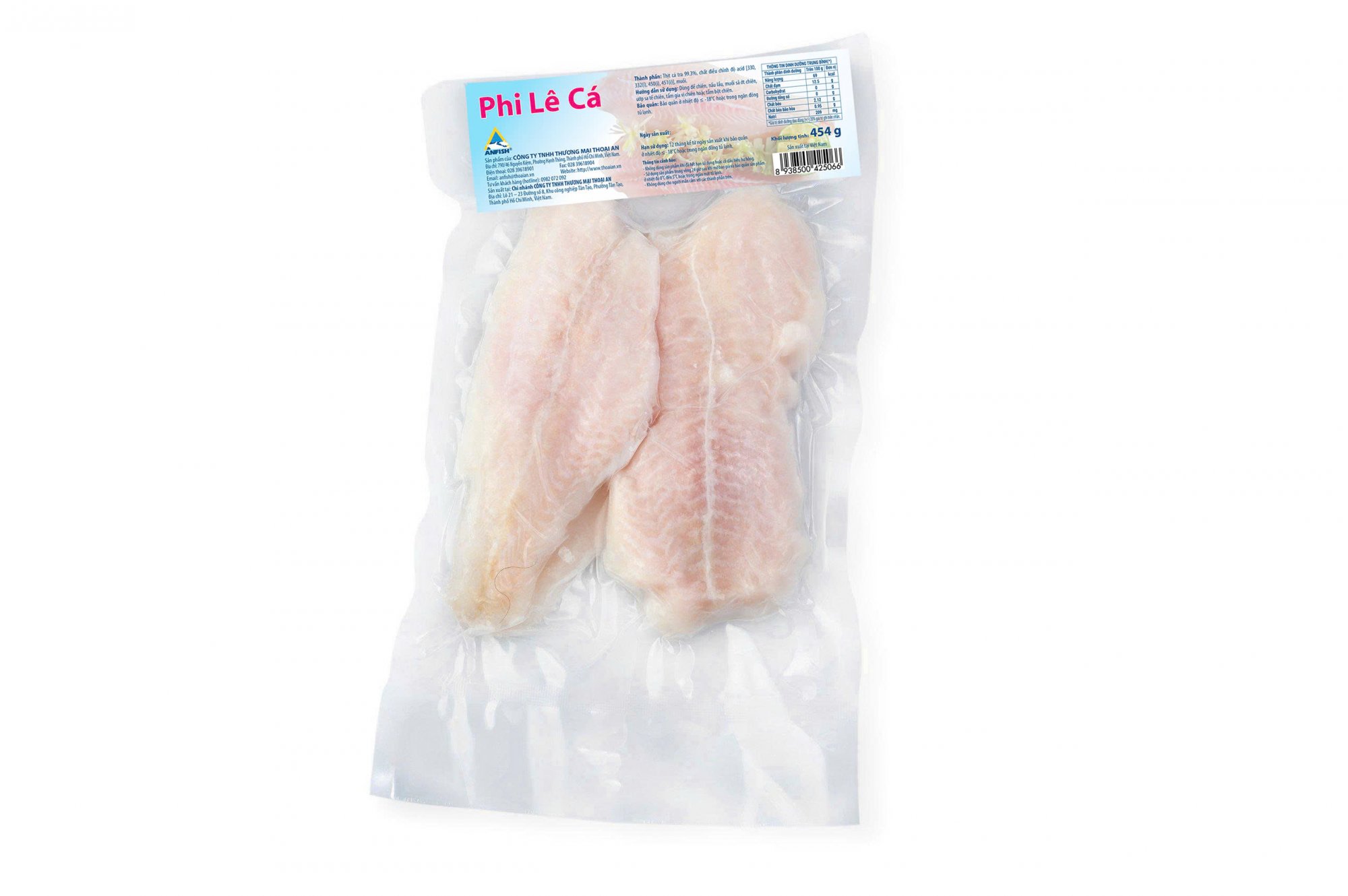 Phi Lê Cá Thoại An - Đông Lạnh (454g, 1kg, 2kg, 5kg)