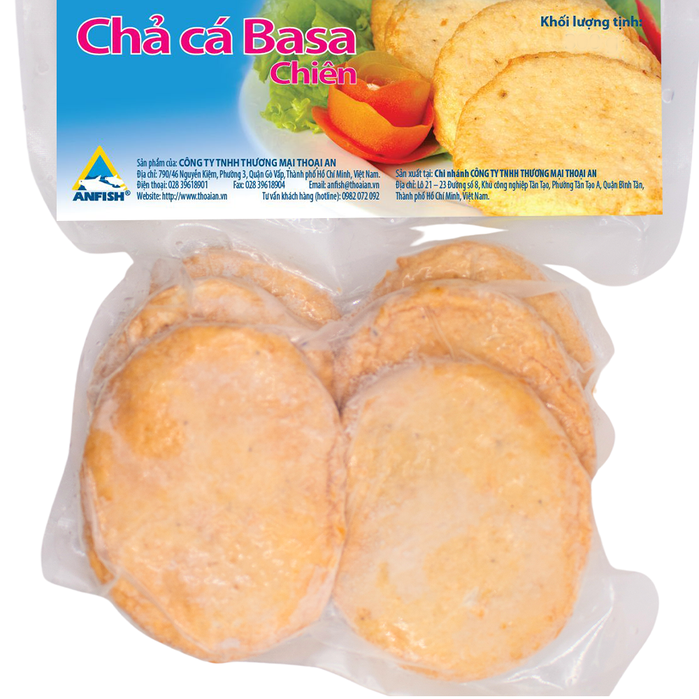 Chả cá basa chiên đông (hck) 300g