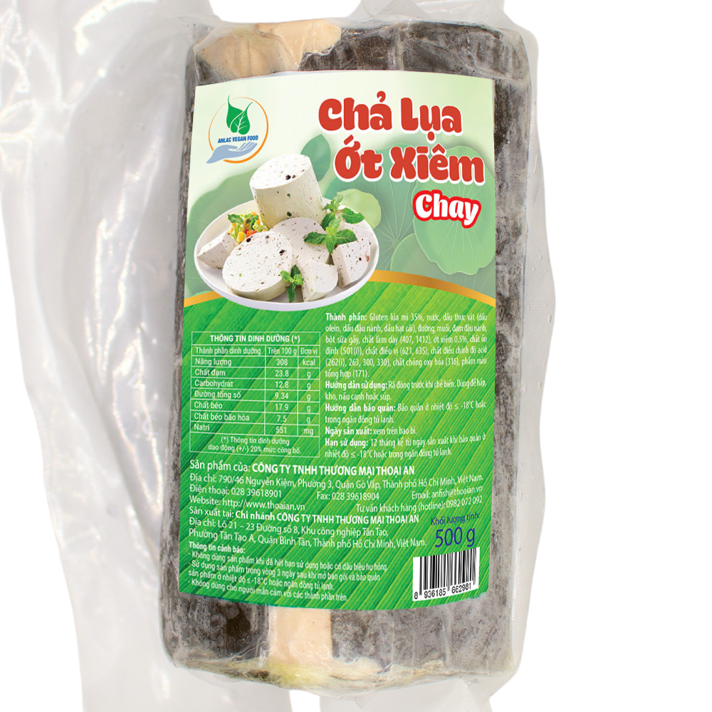 Chả lụa ớt xiêm chay