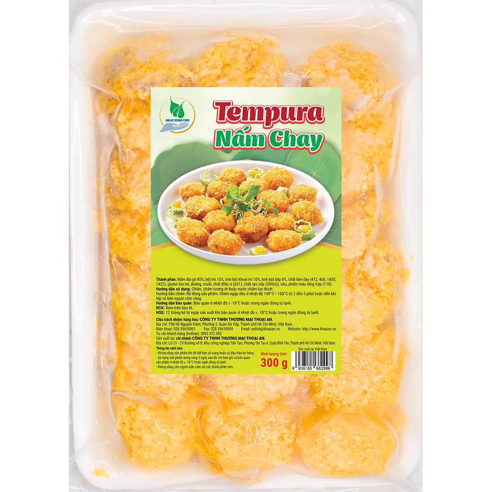 Tempura nấm chay