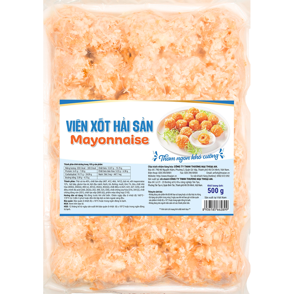 Viên sốt hải sản mayonnaise