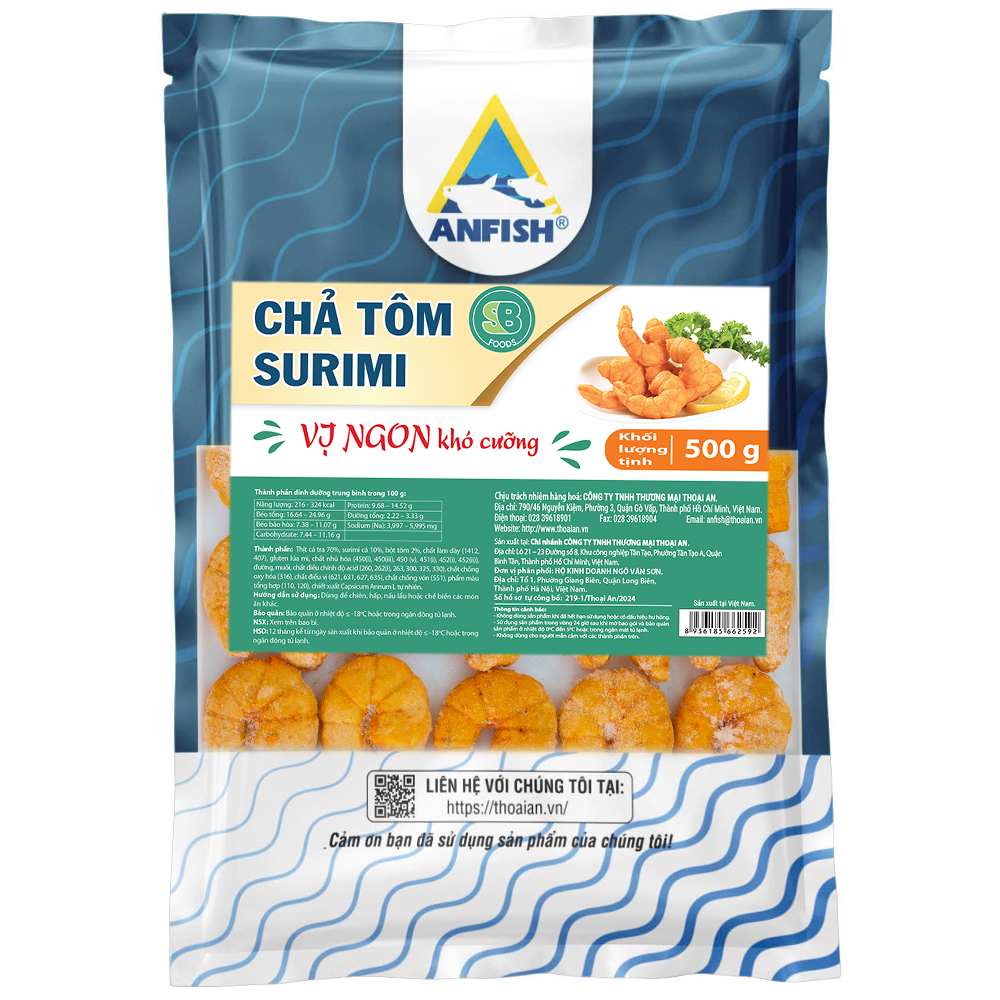Chả tôm surimi