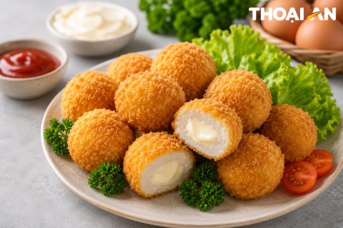 Chả cá sốt mayonnaise tẩm bột chiên xù giòn tan – Món ngon dễ làm cho bé Cha ca sot mayonnaise tam bot chien xu logo