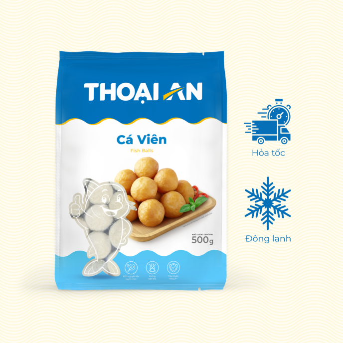 Cá viên Thoại An 500g (Đông lạnh)