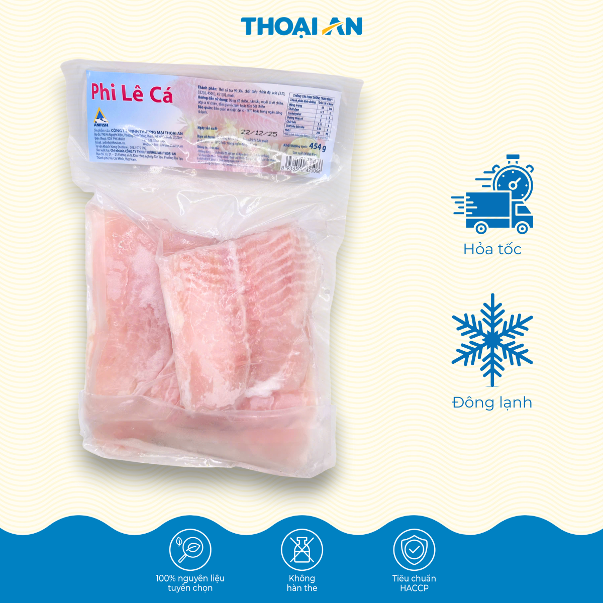 Cá phi lê Thoại An 454g (Đông lạnh) Cá phi lê Thoại An 454g (Đông lạnh) - Ảnh 2