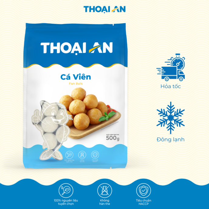Cá viên Thoại An 500g (Đông lạnh)