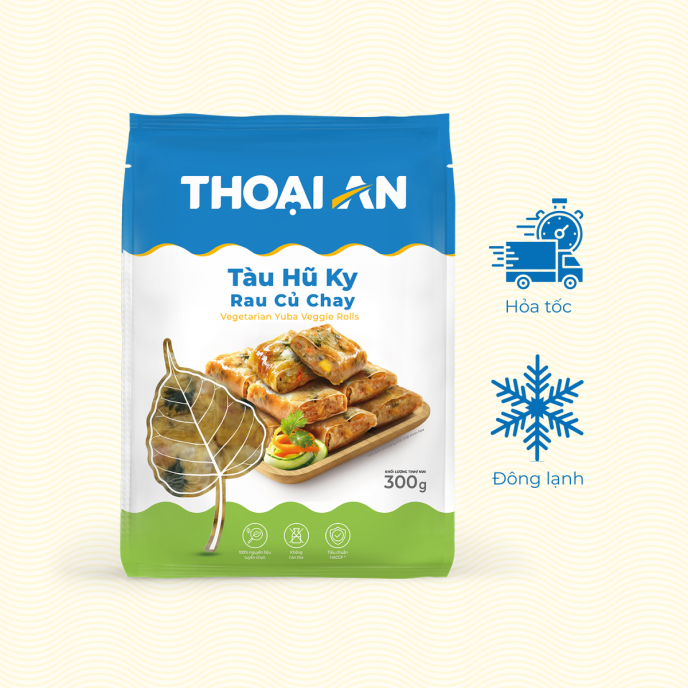 Tàu hũ ky rau củ chay Thoại An 300g (Đông lạnh)