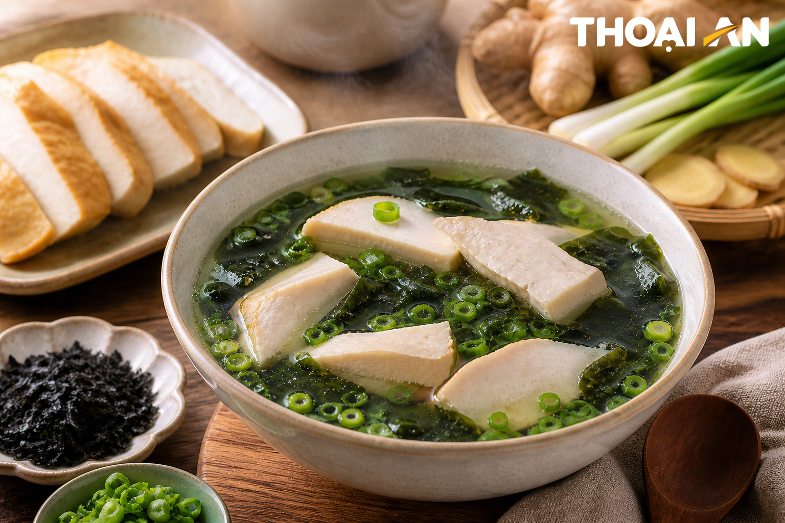 Canh Chả Cá Nấu Rong Biển – Bữa ăn 10 Phút Nhẹ Nhàng, Dễ Tiêu