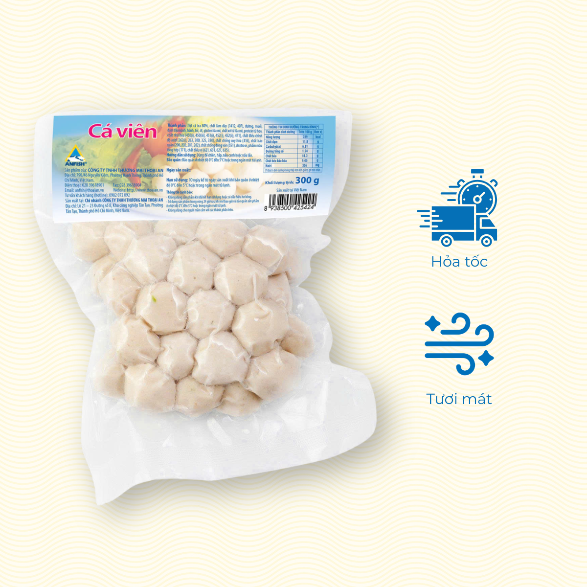 Thoai An Fish Balls 300g (Chilled Product) Thoai An Fish Balls 300g (Chilled Product) - Image 2