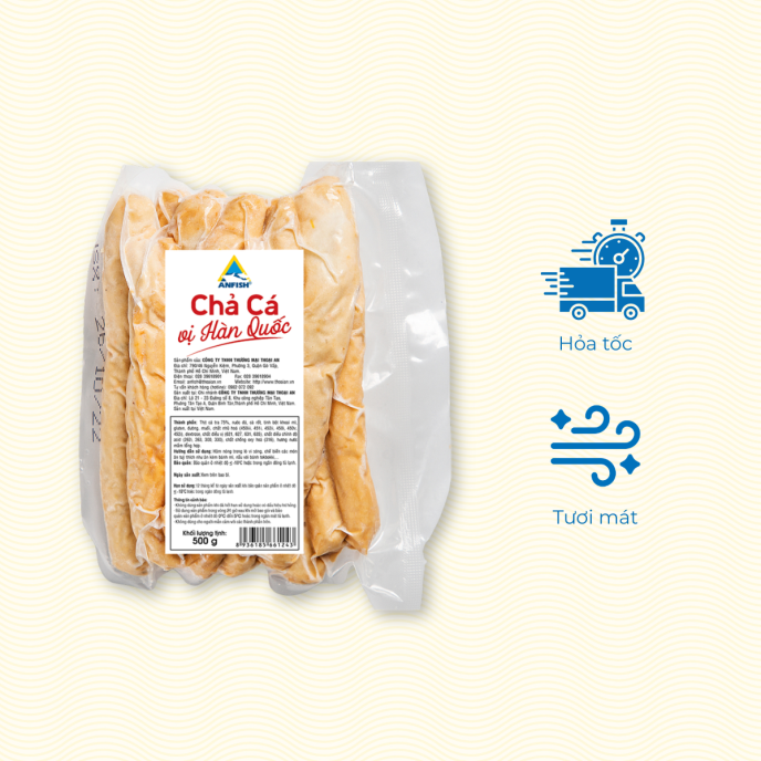 Chả cá vị Hàn Quốc Thoại An 500g (Hàng mát)
