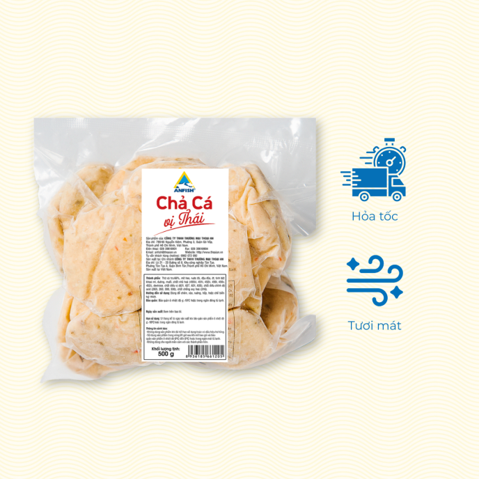Chả cá vị Thái Thoại An 500g (Hàng mát)